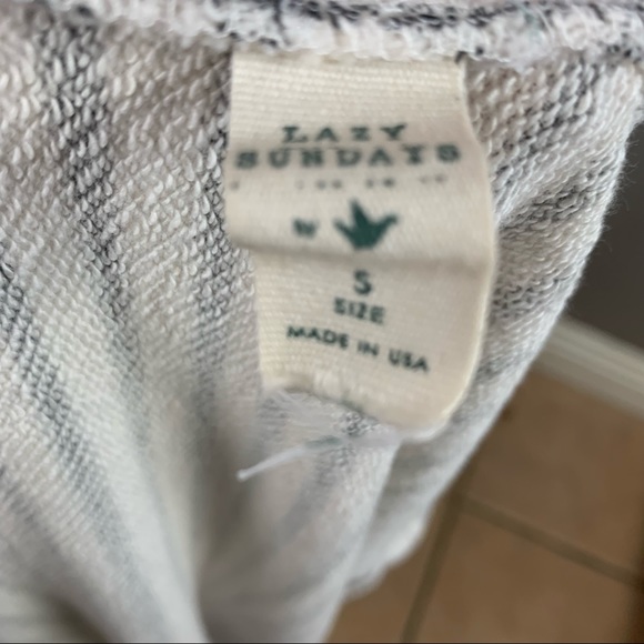 Lazy Sundays striped French terry tee dress - Picture 13 of 14